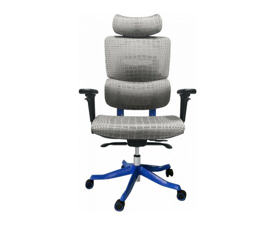 Кресло игровое GT Racer X-626 Gray/Blue, изображение 2 Кресло игровое GT Racer X-626 Gray/Blue, изображение 2