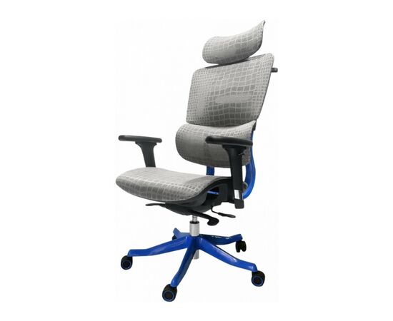 Кресло игровое GT Racer X-626 Gray/Blue, изображение 3 Кресло игровое GT Racer X-626 Gray/Blue, изображение 3