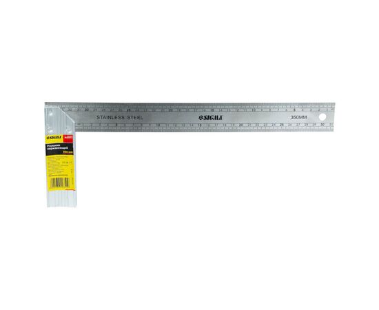 Угольник Sigma нержавеющий 350мм (3620351), изображение 3 Угольник Sigma нержавеющий 350мм (3620351), изображение 3