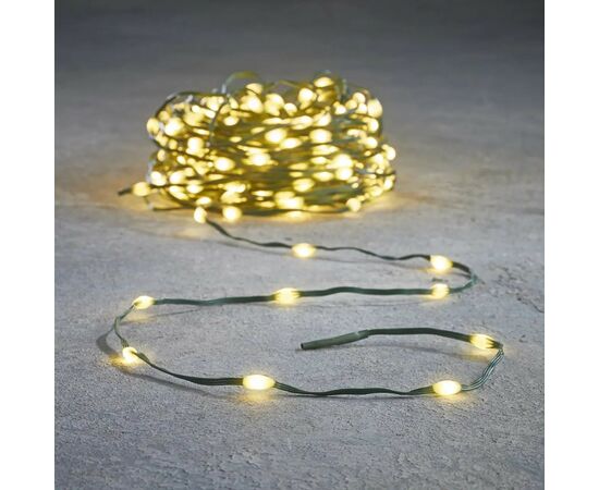 Гирлянда Luca Струна зеленая 15 м, 200 LED теплый белый (8720362026648)