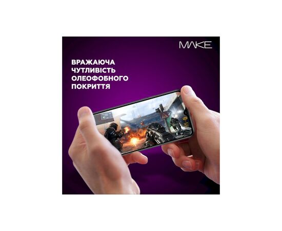 Стекло защитное MAKE Oppo A38 (MGF-OA38), изображение 6