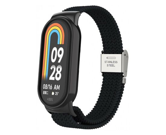 Ремешок для фитнес браслета Armorstandart Braided Solo Loop для Xiaomi Mi Band 7/6/5/4 Black (ARM69902)