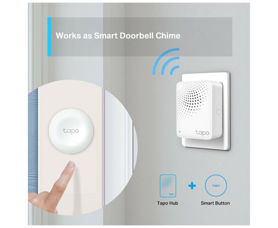 Модуль управления умным домом TP-Link Tapo H100, изображение 5 Модуль управления умным домом TP-Link Tapo H100, изображение 5