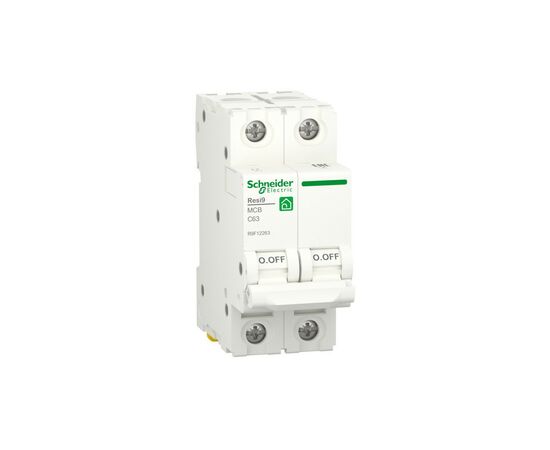 Автоматический выключатель Schneider Electric RESI9 6kA 2P 63A С (R9F12263)