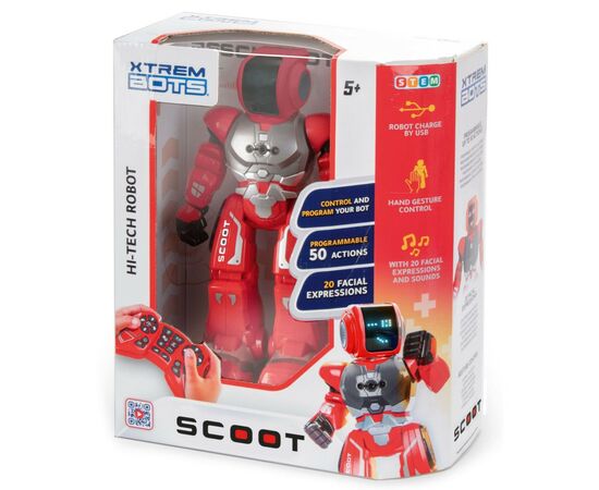 Интерактивная игрушка BlueRocket Робот-спасатель Скут STEM (XT3803426), изображение 5 Интерактивная игрушка BlueRocket Робот-спасатель Скут STEM (XT3803426), изображение 5