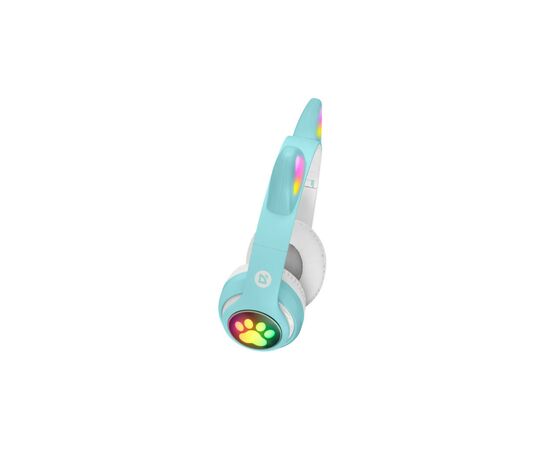 Наушники Defender FreeMotion B585 LED Bluetooth Green (63588), изображение 3 Наушники Defender FreeMotion B585 LED Bluetooth Green (63588), изображение 3