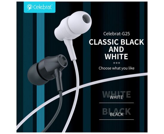Наушники Celebrat G25 Black (1006644), изображение 3 Наушники Celebrat G25 Black (1006644), изображение 3