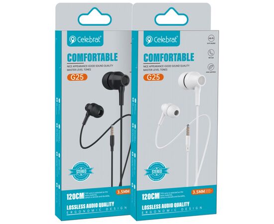 Наушники Celebrat G25 White (1006645), изображение 2 Наушники Celebrat G25 White (1006645), изображение 2