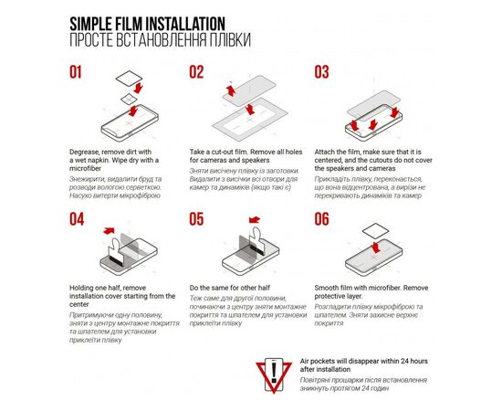 Плівка захисна Armorstandart ZTE Blade A54 4G (ARM70662), зображення 5 Плівка захисна Armorstandart ZTE Blade A54 4G (ARM70662), зображення 5