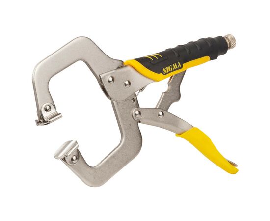 Клещи Sigma зажимные тип "С" 280мм CrV (4340181), изображение 5