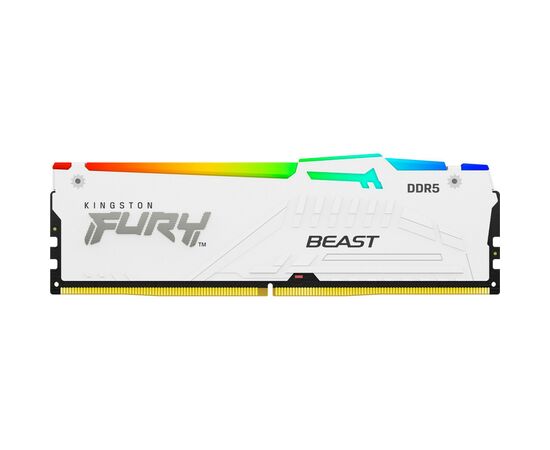 Модуль памяти для компьютера DDR 32GB 6000 MHz FURY Beast White RGB Kingston Fury (ex.HyperX) (KF560C40BWA-32)