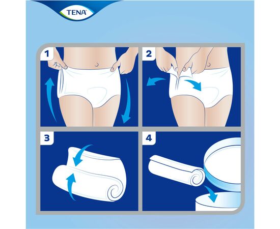 Подгузники для взрослых Tena Pants Plus XL 12 (7322541773643), изображение 5 Подгузники для взрослых Tena Pants Plus XL 12 (7322541773643), изображение 5