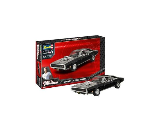 Сборная модель Revell Автомобиль Додж Чарджер (1970) из к/ф "Форсаж" 1:25 (RVL-07693), изображение 2 Сборная модель Revell Автомобиль Додж Чарджер (1970) из к/ф "Форсаж" 1:25 (RVL-07693), изображение 2