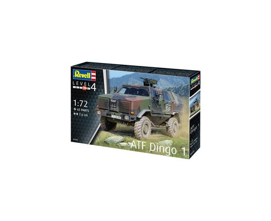 Сборная модель Revell Бронеавтомобиль ATF Dingo 1 уровень 4 масштаб 1:72 (RVL-03345)