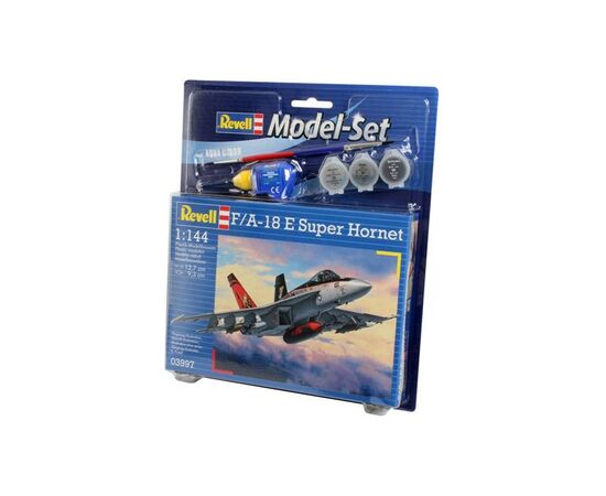 Сборная модель Revell Истребитель F/A-18E Super Hornet уровень 4 масштаб 1:144 (RVL-63997)