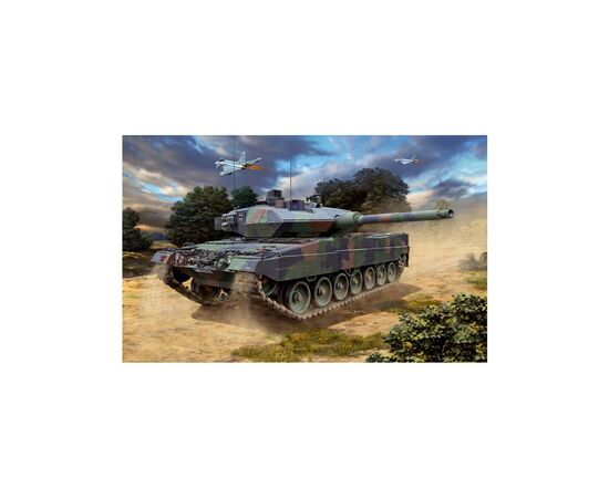 Збірна модель Revell Танк Леопард 2A6/A6M рівень 4 масштаб 1:72 (RVL-63180), зображення 4 Збірна модель Revell Танк Леопард 2A6/A6M рівень 4 масштаб 1:72 (RVL-63180), зображення 4