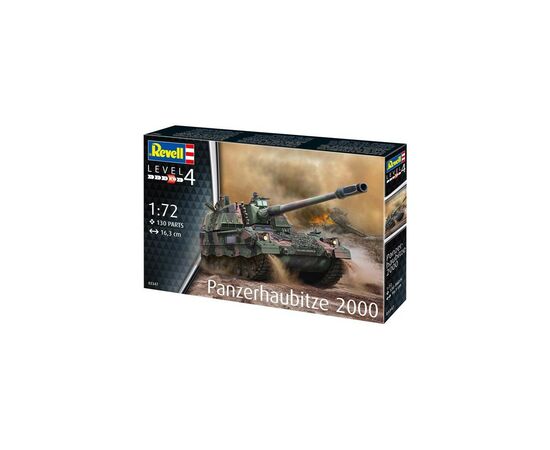Сборная модель Revell САУ Panzerhaubitze 2000 уровень 4 масштаб 1:72 (RVL-03347)