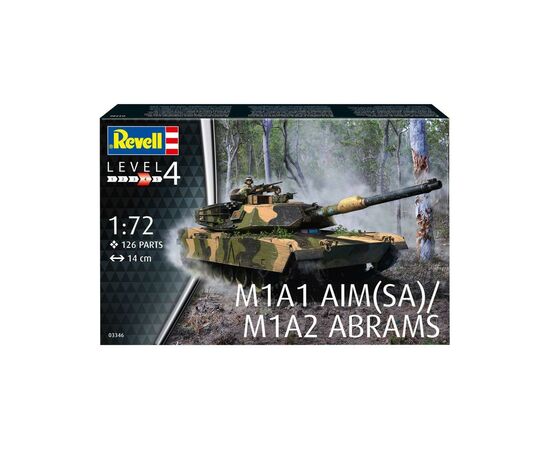 Сборная модель Revell Танк Абрамс M1A1 AIM(SA)/ M1A2 уровень 4 масштаб 1:72 (RVL-03346), изображение 10 Сборная модель Revell Танк Абрамс M1A1 AIM(SA)/ M1A2 уровень 4 масштаб 1:72 (RVL-03346), изображение 10