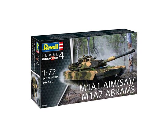 Сборная модель Revell Танк Абрамс M1A1 AIM(SA)/ M1A2 уровень 4 масштаб 1:72 (RVL-03346), изображение 9 Сборная модель Revell Танк Абрамс M1A1 AIM(SA)/ M1A2 уровень 4 масштаб 1:72 (RVL-03346), изображение 9