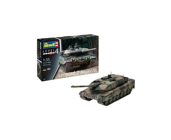 Сборная модель Revell Танк Леопард 2 A6/A6NL уровень 4 масштаб 1:35 (RVL-03281), изображение 2 Сборная модель Revell Танк Леопард 2 A6/A6NL уровень 4 масштаб 1:35 (RVL-03281), изображение 2