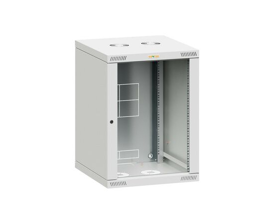 Шкаф настенный Conteg 12U 19" глубина 600мм, RAL7035 (RQN-12-60/60)