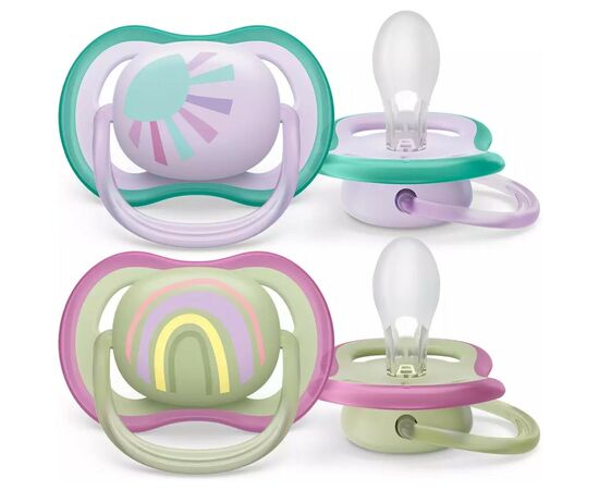 Пустышка Philips AVENT Ultra Air, 0-6 міс. 2 шт (SCF085/59), изображение 2 Пустышка Philips AVENT Ultra Air, 0-6 міс. 2 шт (SCF085/59), изображение 2