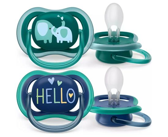 Пустышка Philips AVENT Ultra Air, 18+ міс. 2 шт (SCF349/18), изображение 2 Пустышка Philips AVENT Ultra Air, 18+ міс. 2 шт (SCF349/18), изображение 2