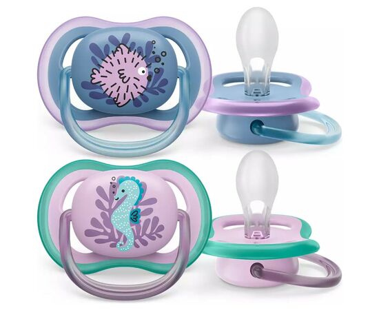 Пустышка Philips AVENT Ultra Air, 6-18 міс. 2 шт (SCF085/61), изображение 2 Пустышка Philips AVENT Ultra Air, 6-18 міс. 2 шт (SCF085/61), изображение 2