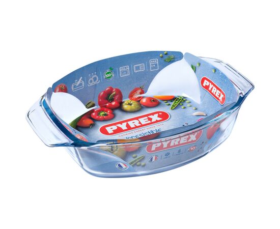 Форма для выпечки Pyrex Irresistible овальна 30 х 21 х 7 см 2,0 л (410B000/7644), изображение 2 Форма для выпечки Pyrex Irresistible овальна 30 х 21 х 7 см 2,0 л (410B000/7644), изображение 2