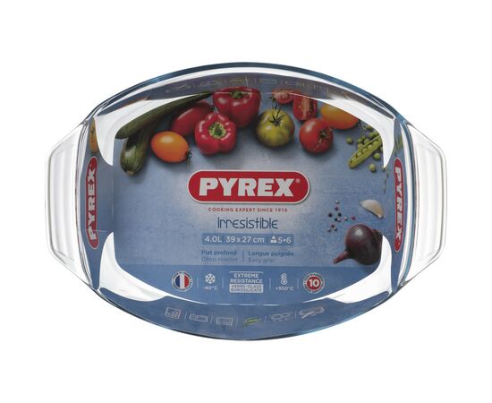 Форма для выпечки Pyrex Irresistible овальна 35 х 24 х 6 см 2,8 л (411B000/7646), изображение 6 Форма для выпечки Pyrex Irresistible овальна 35 х 24 х 6 см 2,8 л (411B000/7646), изображение 6
