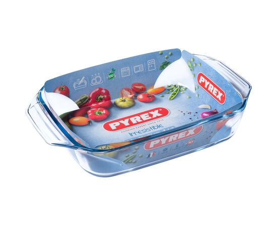 Форма для выпечки Pyrex Irresistible прямокутна 35 х 23 х 6 см 2,9 л (408B000/8046), изображение 5 Форма для выпечки Pyrex Irresistible прямокутна 35 х 23 х 6 см 2,9 л (408B000/8046), изображение 5