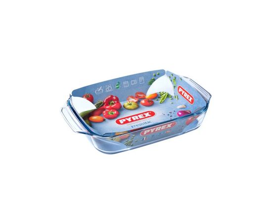 Форма для выпечки Pyrex Irresistible прямокутна 39 х 25 х 7 см 3,8 л (409B000/7646), изображение 2 Форма для выпечки Pyrex Irresistible прямокутна 39 х 25 х 7 см 3,8 л (409B000/7646), изображение 2