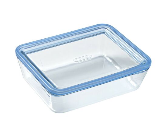 Форма для выпечки Pyrex Pure Glass прямокутна з кришкою 0.8 л (241A000)