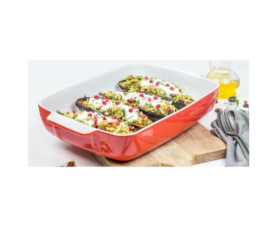 Форма для выпечки Pyrex Signature прямокутна 25 x 19 см Червона (SG25RR8/7646), изображение 2 Форма для выпечки Pyrex Signature прямокутна 25 x 19 см Червона (SG25RR8/7646), изображение 2