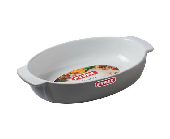 Форма для випікання Pyrex Signature овальна 30 x 20 см Сіра (SG30OR4/7046), зображення 2 Форма для випікання Pyrex Signature овальна 30 x 20 см Сіра (SG30OR4/7046), зображення 2