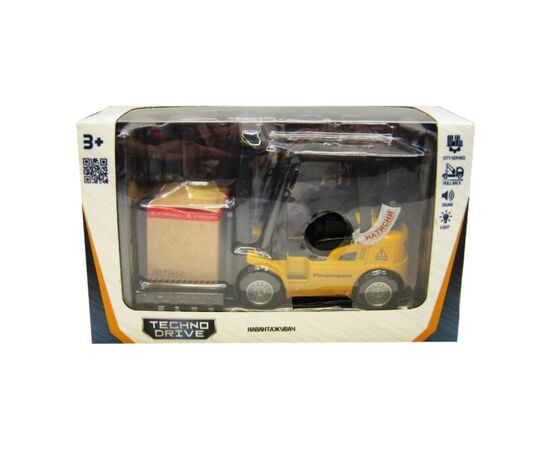 Спецтехника Techno Drive Погрузчик со световыми и звуковыми эффектами (510224.270), изображение 2 Спецтехника Techno Drive Погрузчик со световыми и звуковыми эффектами (510224.270), изображение 2