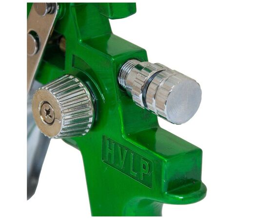 Краскопульт Sigma HVLP 1.3+1.7 верхний бак, (зеленый) (6812121), изображение 5 Краскопульт Sigma HVLP 1.3+1.7 верхний бак, (зеленый) (6812121), изображение 5
