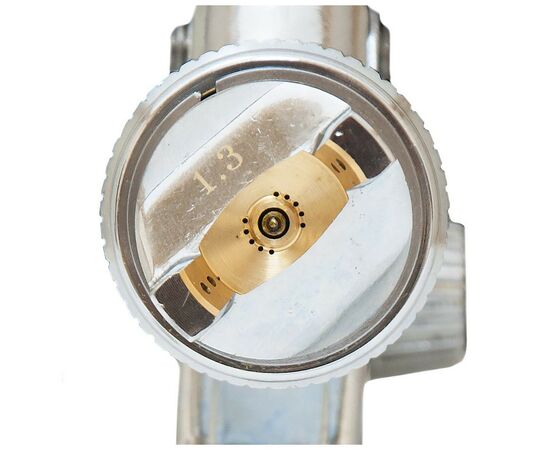 Краскопульт Sigma HVLP 1.3мм (хром) верхний бак, (пласт) (6812131), изображение 6