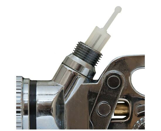 Краскопульт Sigma HVLP 1.3мм (хром) верхний бак, (пласт) (6812131), изображение 7