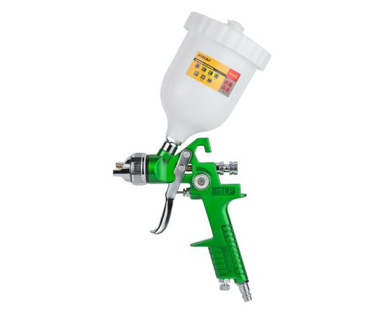 Краскопульт Sigma HVLP 1.4 верхний бак, (зеленый) (6812021), изображение 2