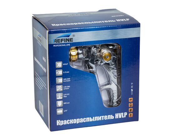 Краскопульт Sigma HVLP 1.4мм верхний бак, (пласт) (6812261), изображение 7 Краскопульт Sigma HVLP 1.4мм верхний бак, (пласт) (6812261), изображение 7