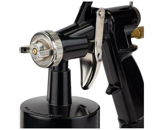 Краскопульт Sigma электрический 450Вт 1.4/1.8мм HVLP (маляр) (6816011), изображение 4 Краскопульт Sigma электрический 450Вт 1.4/1.8мм HVLP (маляр) (6816011), изображение 4