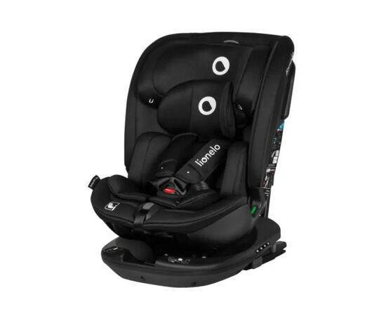 Автокресло Lionelo Bastiaan RWF i-Size Black Carbon, черное (LO-BASTIAAN RWF I-SIZE BLACK CARBON)