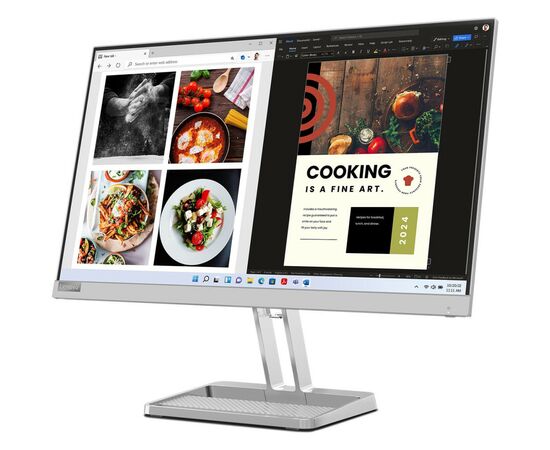 Монитор Lenovo L24i-40 (67A8KAC3UA), изображение 3 Монитор Lenovo L24i-40 (67A8KAC3UA), изображение 3