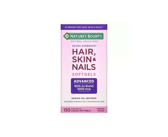 Вітамінно-мінеральний комплекс Nature's Bounty Здорова сила волосся, шкіри, нігтів, Extra Strength Hair, Skin & Nails, 15 (NRT35710), зображення 2 Вітамінно-мінеральний комплекс Nature's Bounty Здорова сила волосся, шкіри, нігтів, Extra Strength Hair, Skin & Nails, 15 (NRT35710), зображення 2