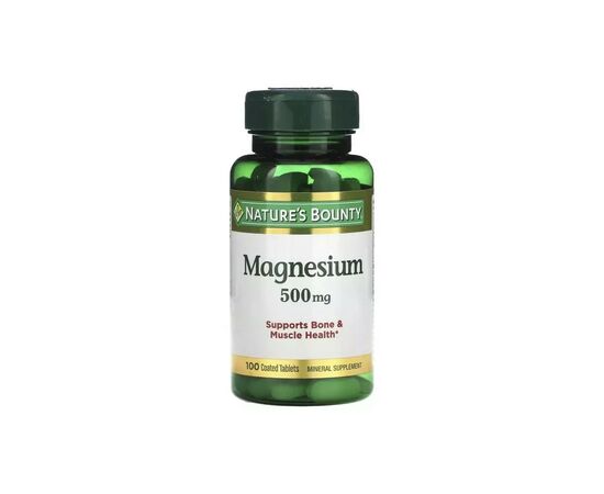 Витаминно-минеральный комплекс Nature's Bounty Магний, 500 мг, Magnesium, 100 каплет (NRT-05535)