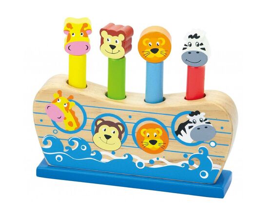 Развивающая игрушка Viga Toys Веселый ковчег (50041), изображение 2 Развивающая игрушка Viga Toys Веселый ковчег (50041), изображение 2