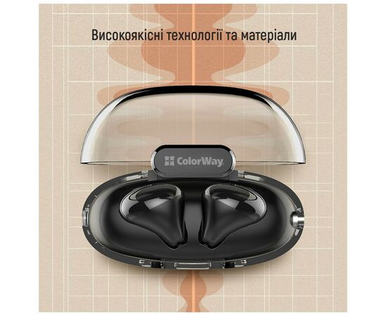 Наушники ColorWay Slim TWS-2 Earbuds Black (CW-TWS2BK), изображение 12 Наушники ColorWay Slim TWS-2 Earbuds Black (CW-TWS2BK), изображение 12