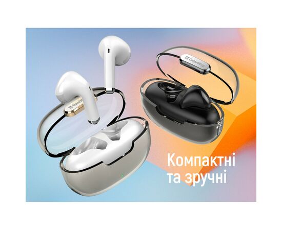 Наушники ColorWay Slim TWS-2 Earbuds White (CW-TWS2WT), изображение 7 Наушники ColorWay Slim TWS-2 Earbuds White (CW-TWS2WT), изображение 7