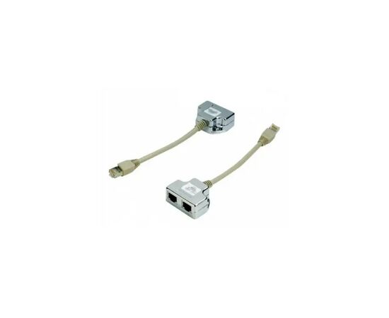 Разветвитель витой пары, UTP, cat.5e, 1*Male/RJ45-2*Femail/RJ45 Hypernet (YT4-U2-U2), изображение 3 Разветвитель витой пары, UTP, cat.5e, 1*Male/RJ45-2*Femail/RJ45 Hypernet (YT4-U2-U2), изображение 3